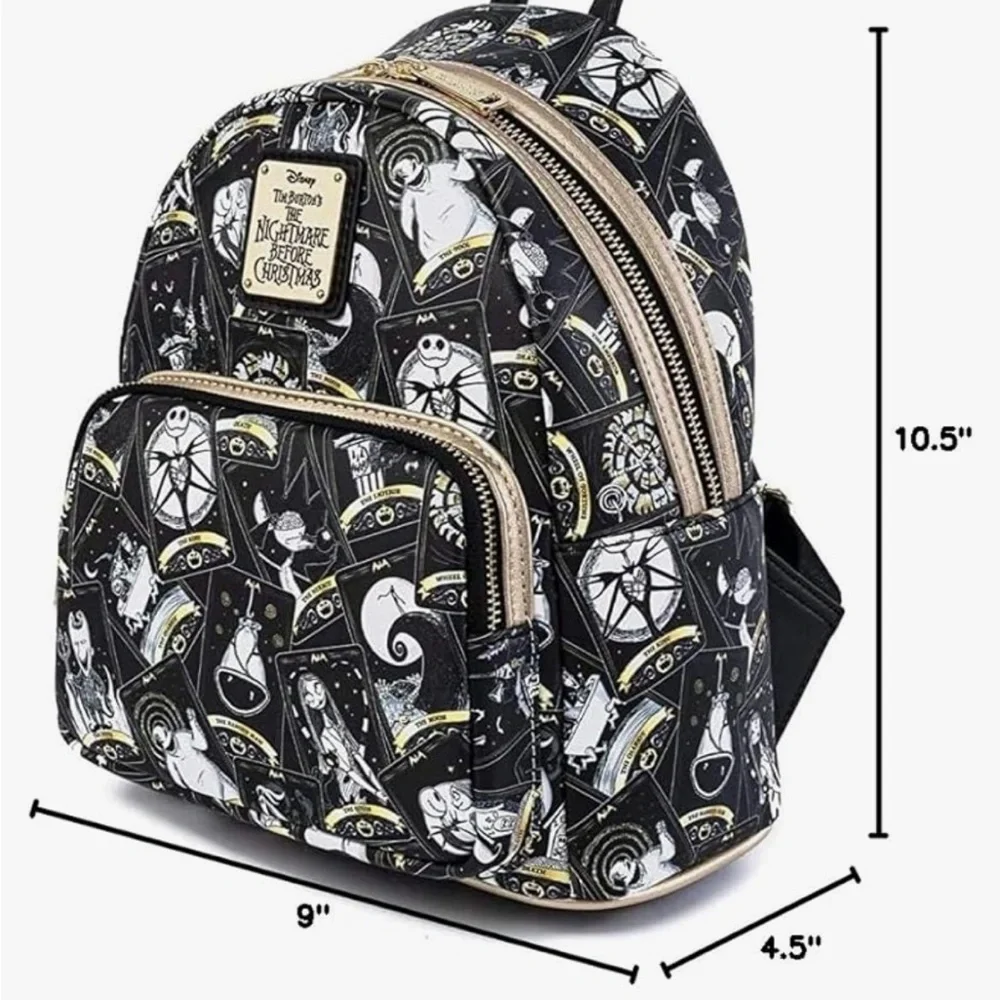 Loungefly The Nightmare Before Christmas Black Mini Backpack